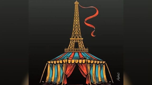 Ολυμπιακοί Αγώνες 2024: Ο Πύργος του Άιφελ πάνω σε μια... σκηνή τσίρκου - Η ανάρτηση Αρκά για την τελετή έναρξης