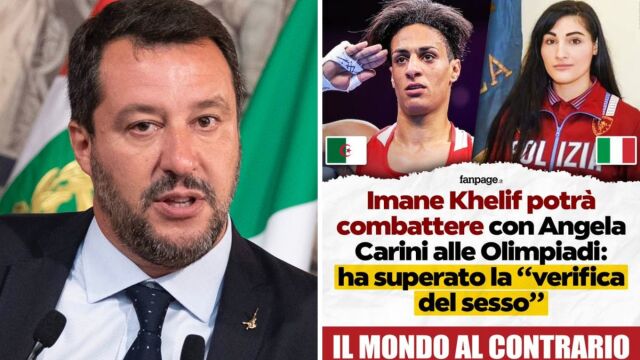 Ολυμπιακοί Αγώνες 2024: Ιταλίδα μποξέρ αντιμετωπίζει Αλγερινή τρανς - Φτάνει με τη woke ιδεολογία, έξαλλος ο Σαλβίνι