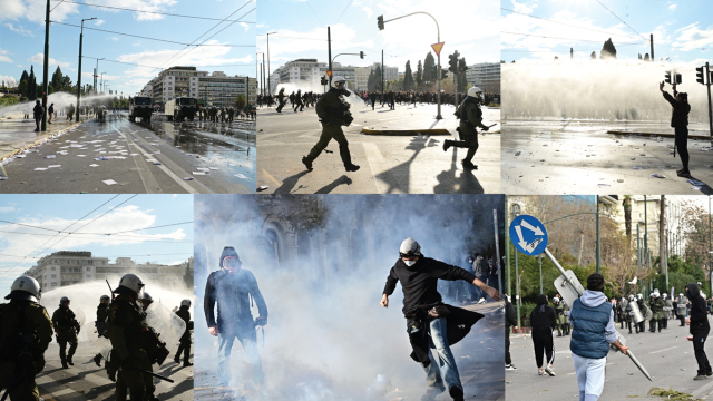 Τέμπη: Παραμένουν στο Σύνταγμα διαδηλωτές, νέα επεισόδια με κρότου λάμψης, χημικά και αύρα - Live όλες οι εξελίξεις (Βίντεο και εικόνες)