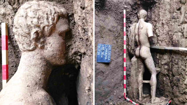 Βουλγαρία: Ανακάλυψαν μαρμάρινο άγαλμα του Ερμή σε ρωμαϊκό υπόνομο - Δείτε φωτογραφίες